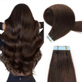 Tape In Hair Extensions 18in #2 Dark Brown - Silky Straight 20pcs
