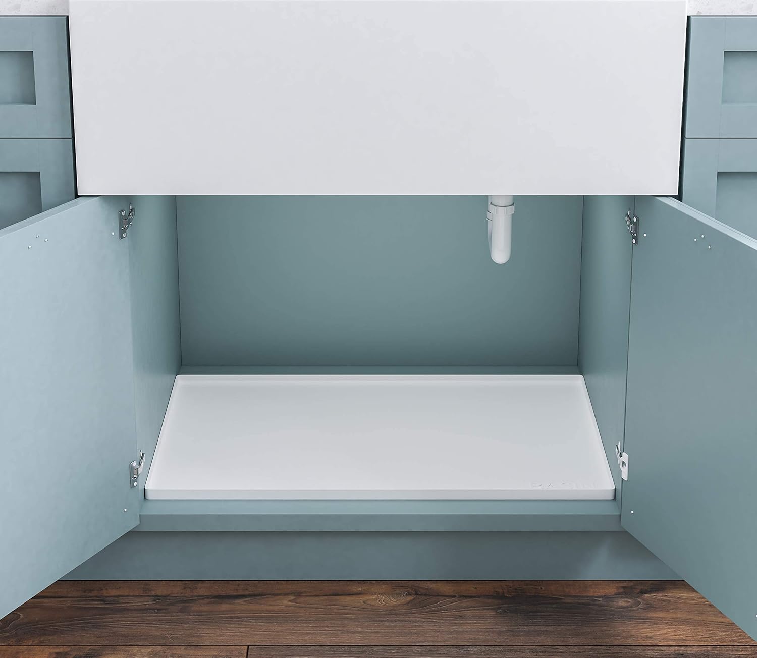 BASIN Under Sink Mats for Kitchen Waterproof Drip Tray 28x22