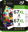 67XL Ink for HP 67XL Black Ink Cartridge - High Yield Replacement