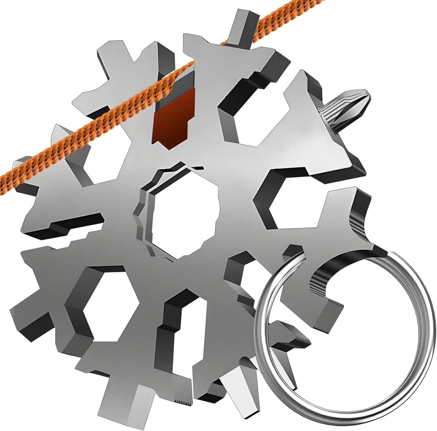 KUSONKEY 35-in-1 Snowflake Multi-Tool - Perfect Father's Day Gift!