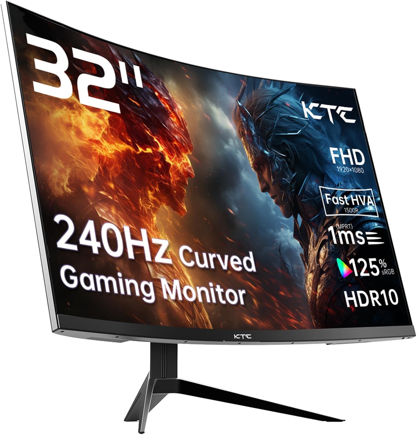 Immersive 240Hz Curved Gaming Monitor by KTC