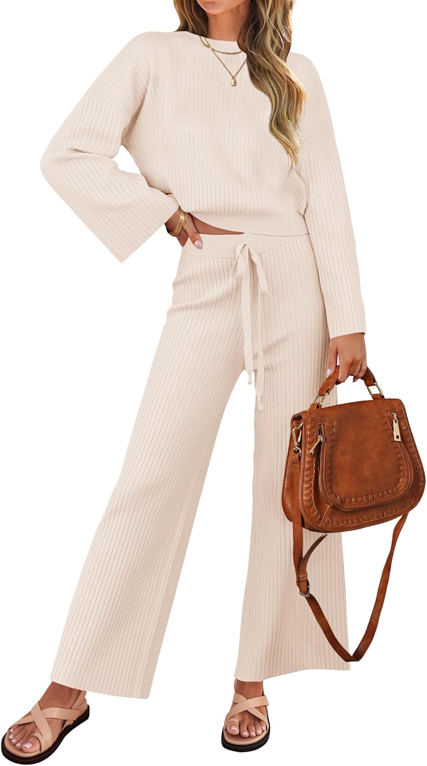 ZESICA Women's 2 Piece Outfits Set for Casual Comfort and Style