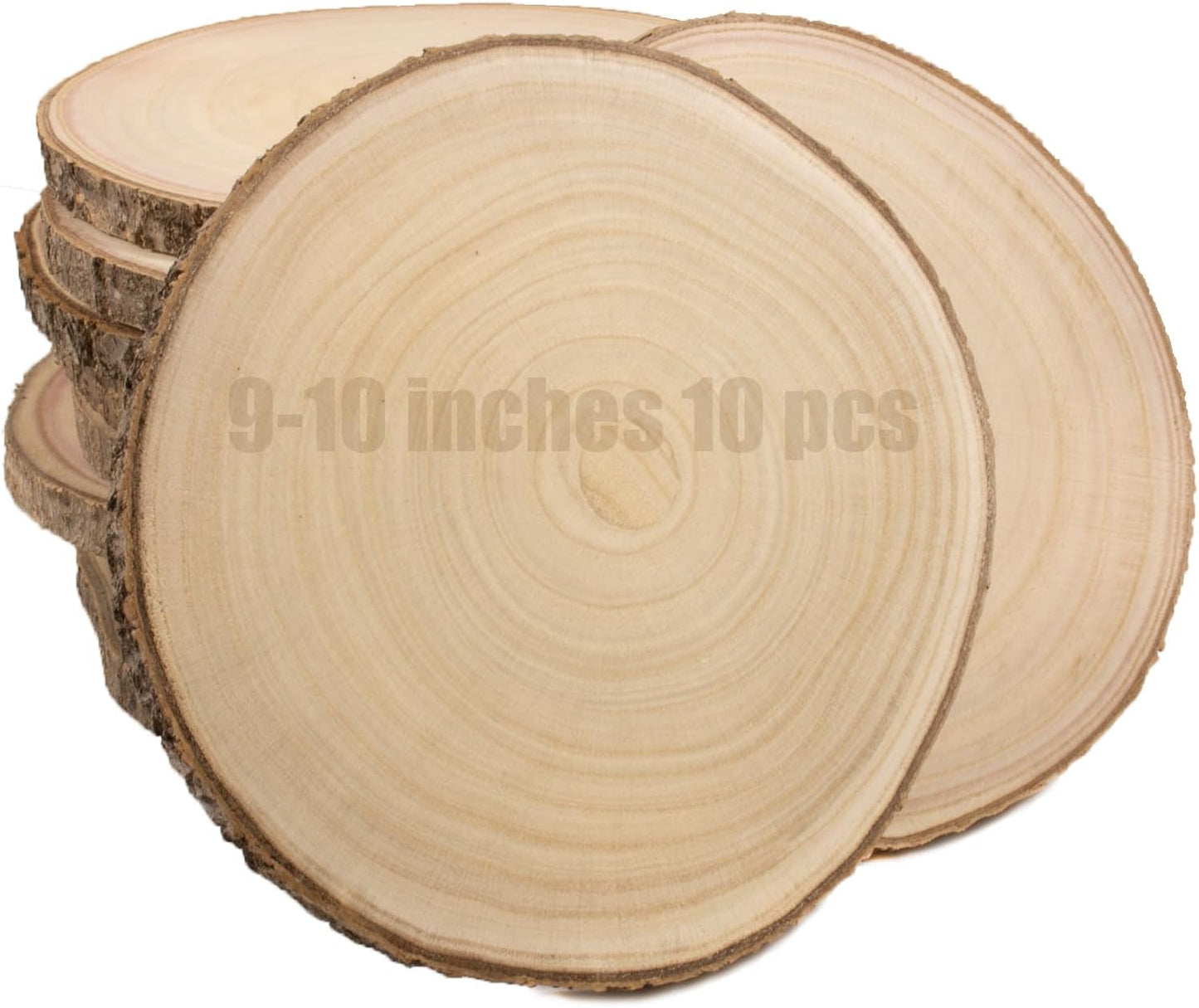 Large Unfinished Wood Slices for Rustic Wedding Centerpieces