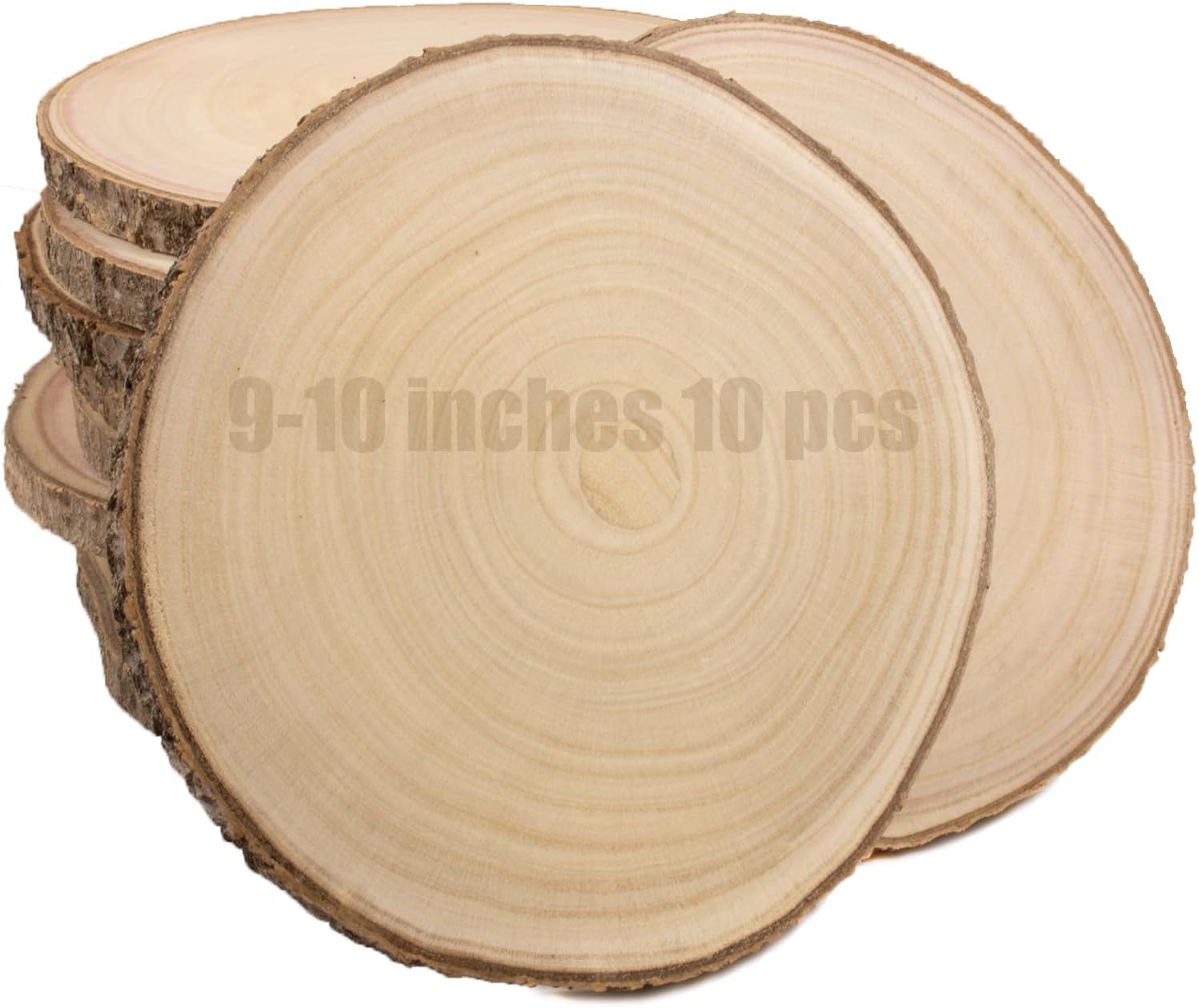 Large Unfinished Wood Slices for Rustic Wedding Centerpieces