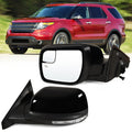 Left Driver Side Mirror Fits 2011-2019 Ford Explorer - Power Heated
