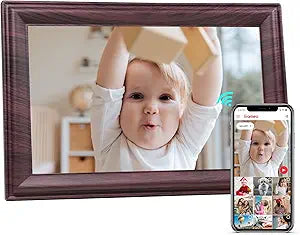 Digital Photo Frame with Touch Screen and 16GB Storage