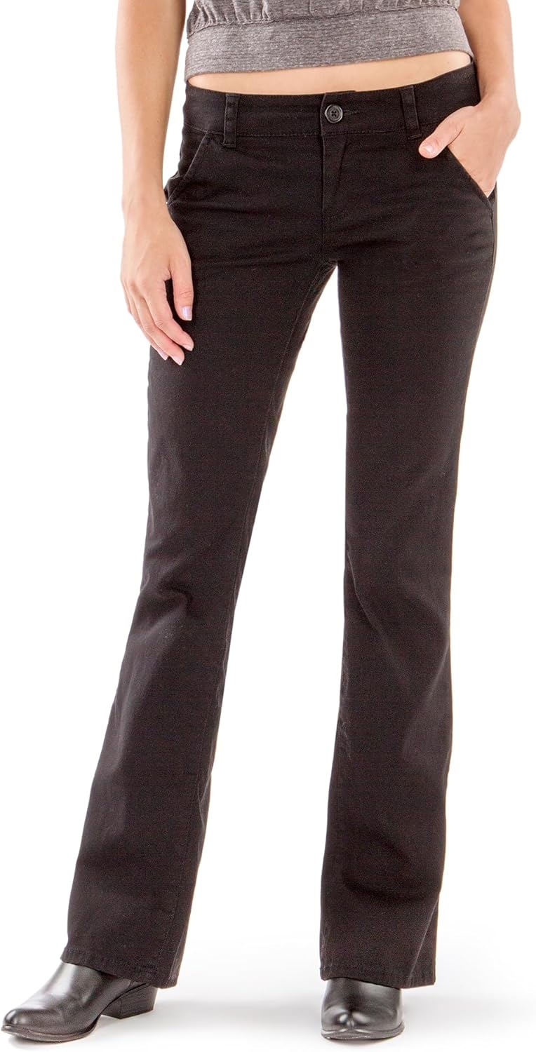 UNIONBAY Juniors Heather Slash Pocket Long Bootcut Pant Review