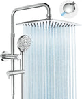 Rainfall Shower Heads with Handheld Combo - 10 in Rain + 9-Mode