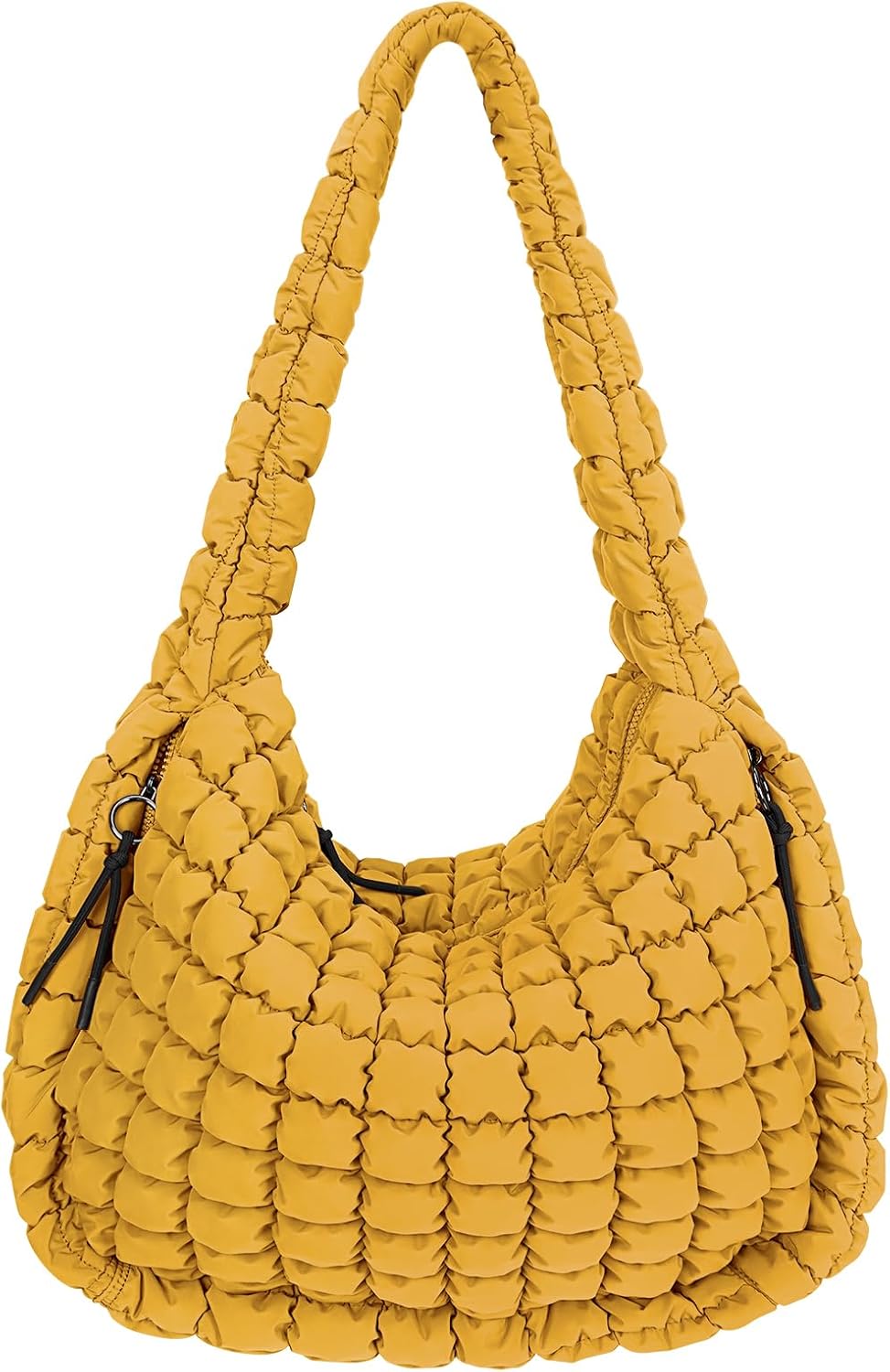 Juoxeepy Quilted Tote Bag: Large Carryall Puffer Shoulder Bag