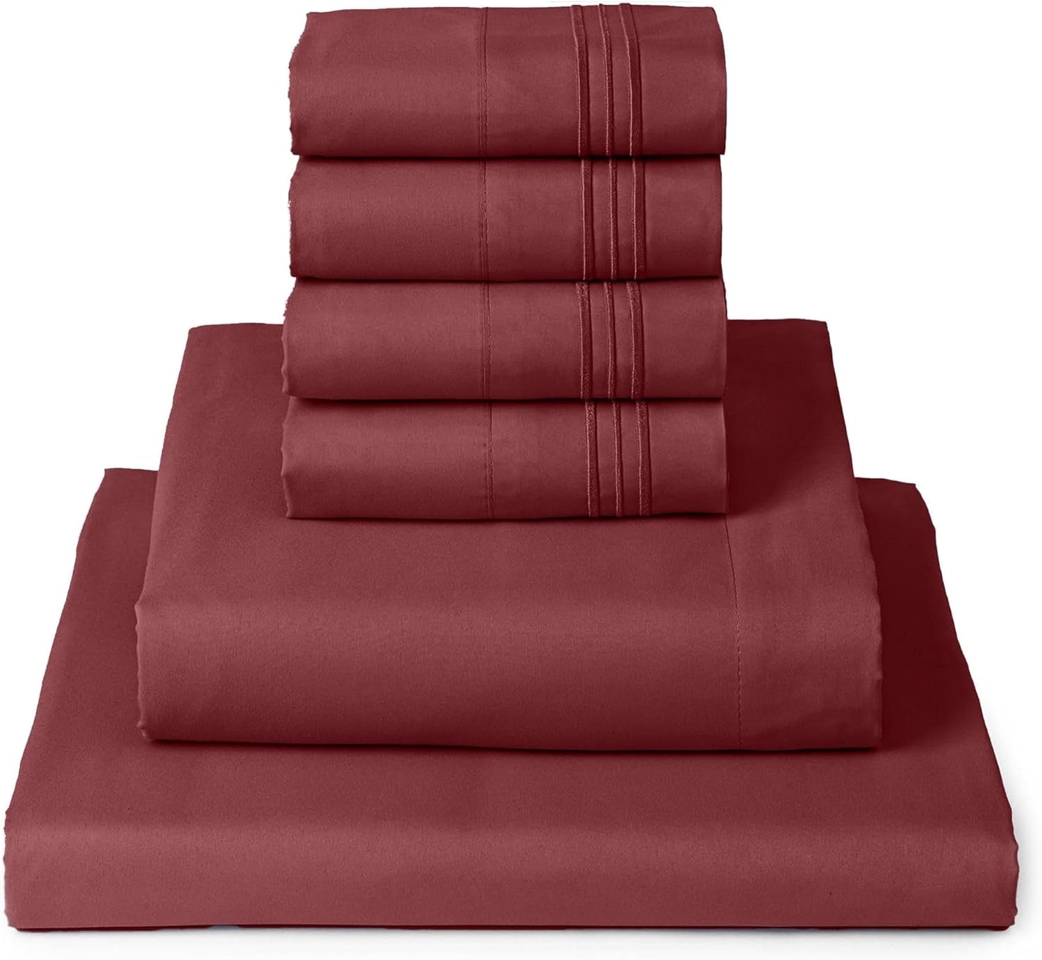 Mellanni Queen Sheet Set - 6-Piece Bedding for Ultimate Comfort