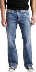 Silver Jeans Zac Relaxed Fit Straight Leg Jeans (Style TN36)