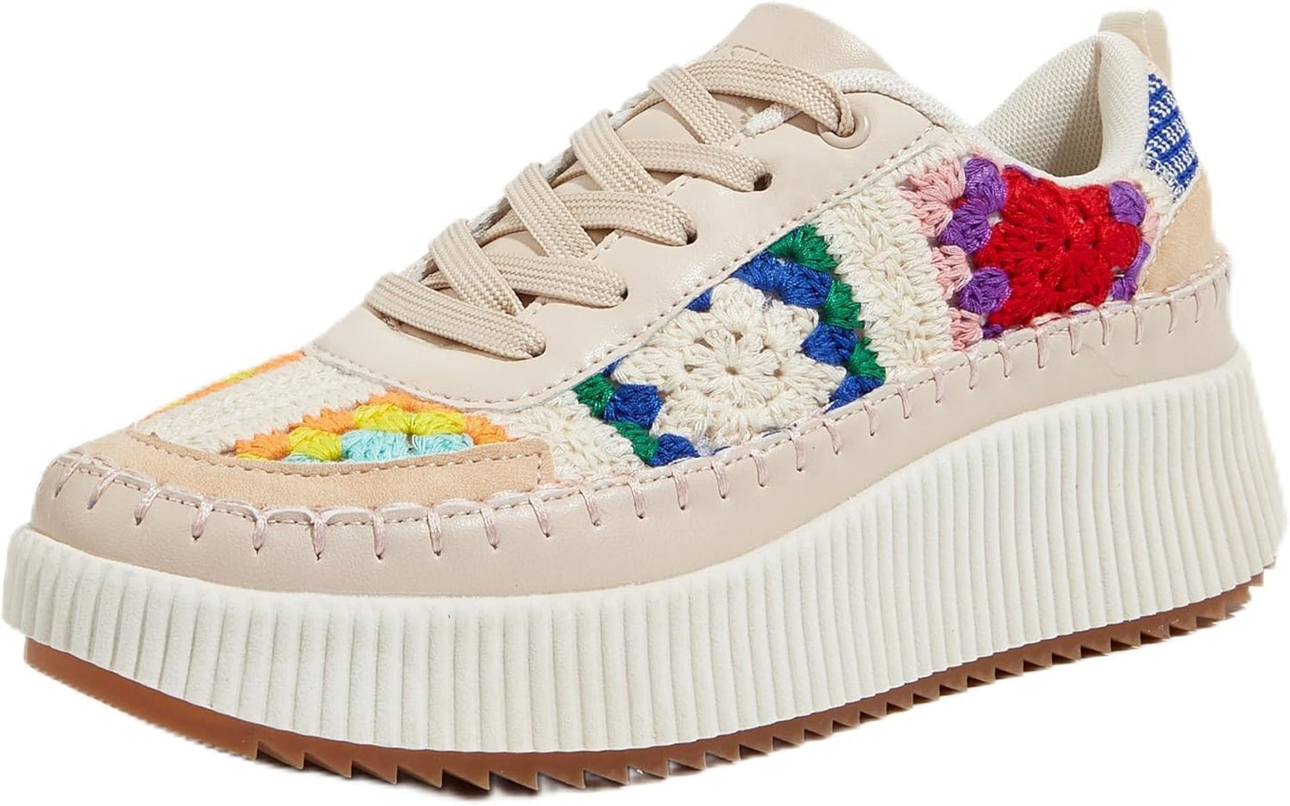 Chunky Platform Sneakers for Women with Rhinestone Style