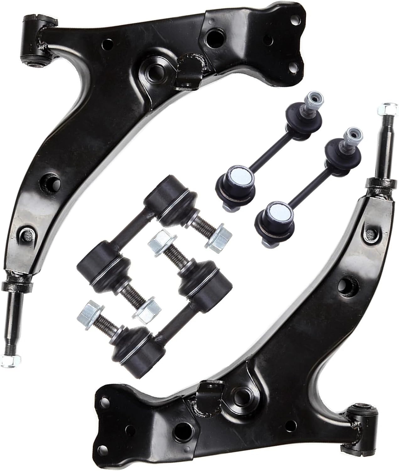 6pc Front Lower Control Arm Sway Bar End Kit for Toyota Corolla