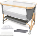 Baby Bassinet Bedside Sleeper 3-in-1 Portable Crib - CPSC Certified
