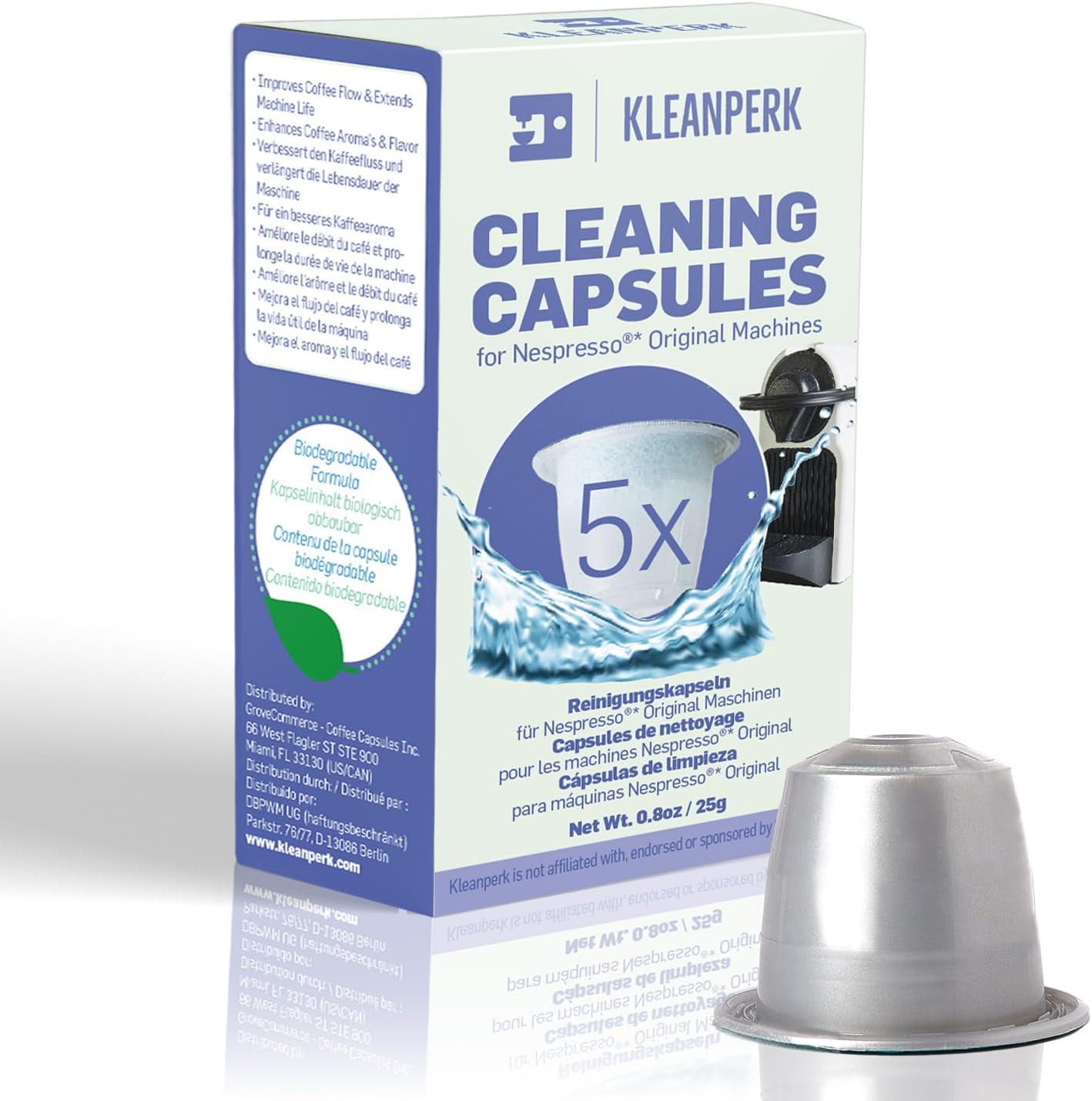 KLEANPERK Nespresso Cleaning Pods. Better Taste!
