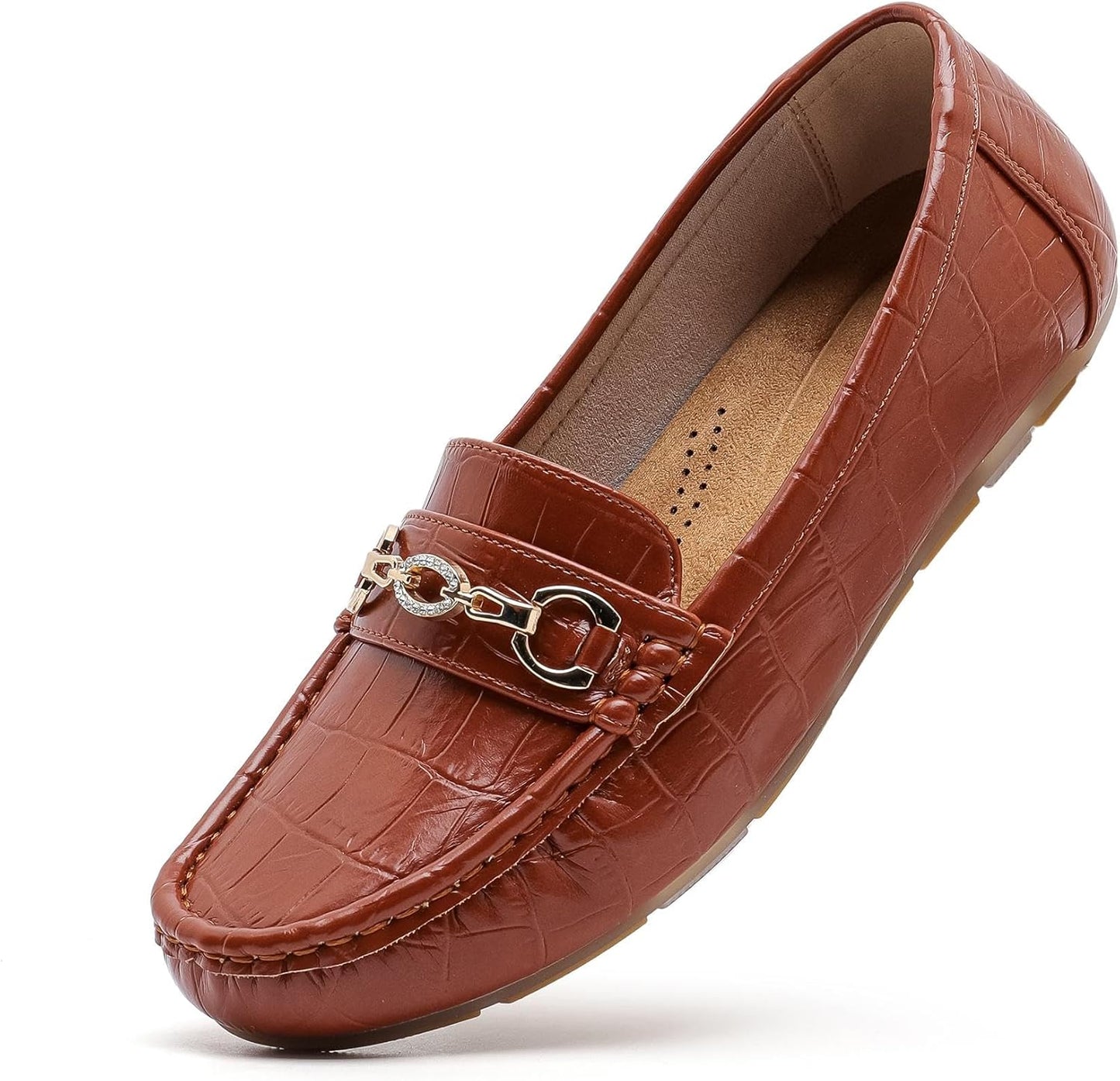 Women's Business Loafers Lightweight Slip On Casual Flats Shoes