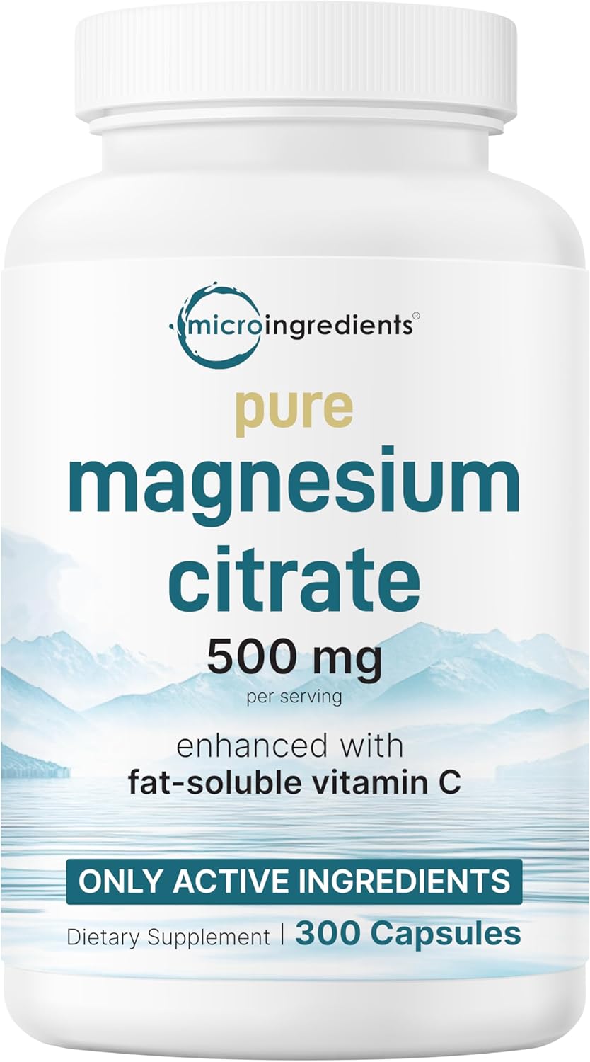 High Absorption Magnesium Citrate | 300 Caps | Digestive & Heart Health