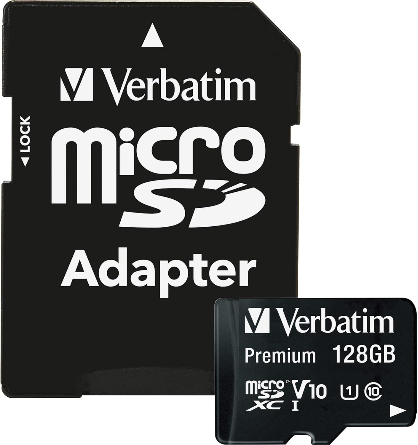 Verbatim 128GB Premium microSDXC Memory Card - Fast Class 10 Speed