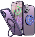 iPhone 16 Case with Screen & Lens Protector - 15 ft Protection