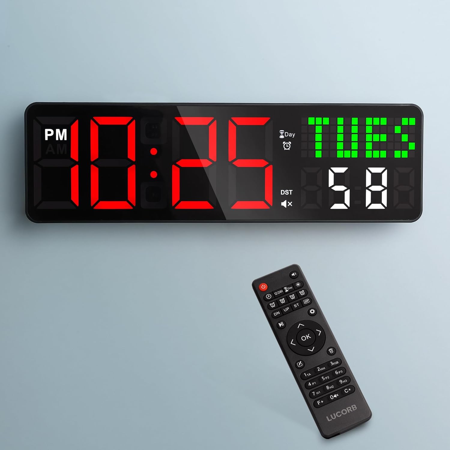 Gym Clock Timer with Remote Control for Home and Office Use