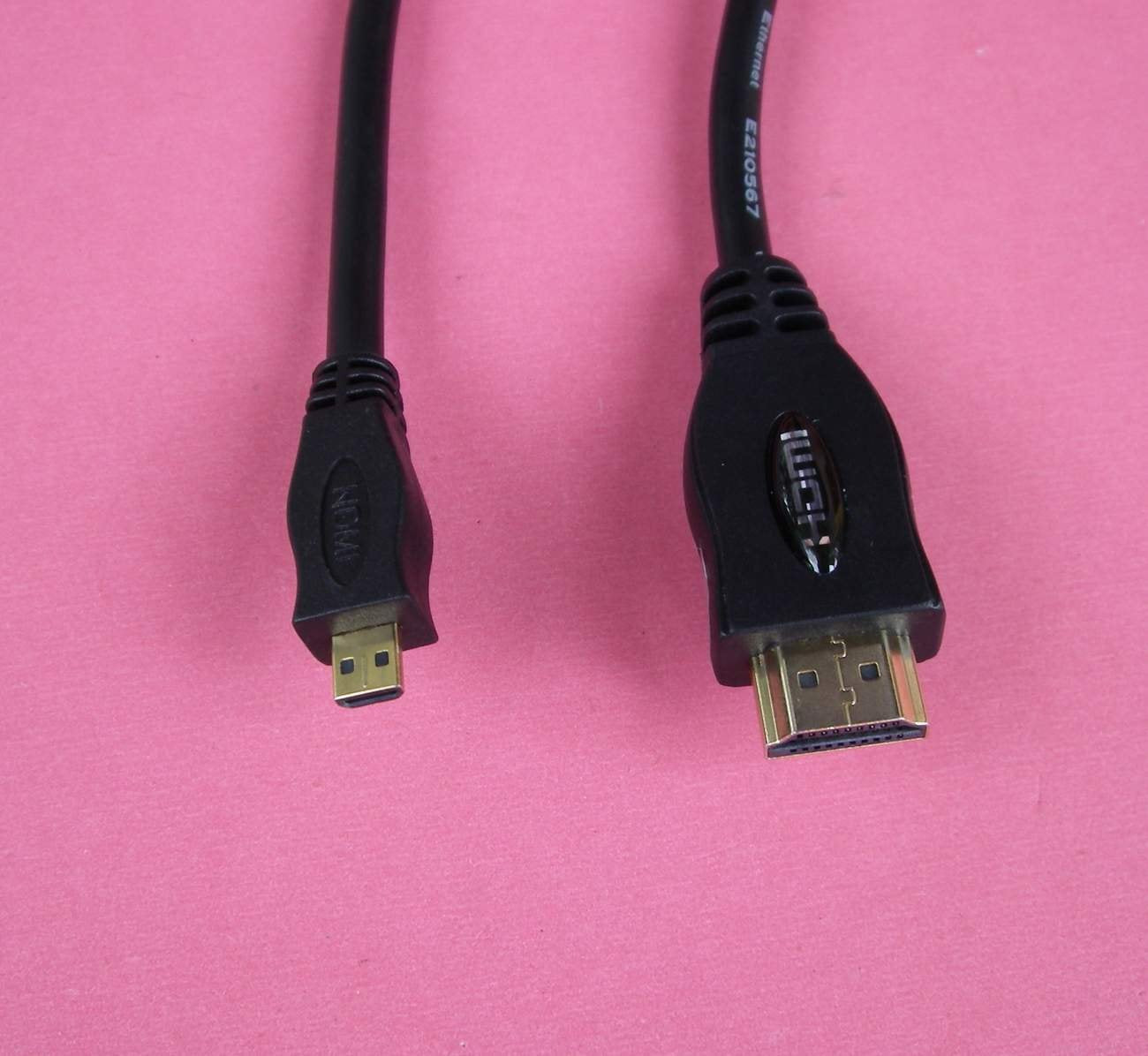 RiteAV HDMI to Micro-HDMI Cable 3 ft for Phones and Tablets