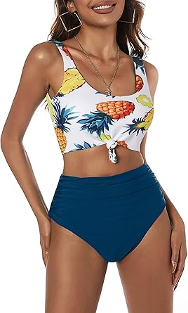 ZAFUL Women's High Waisted Bikini Set for Summer Fun