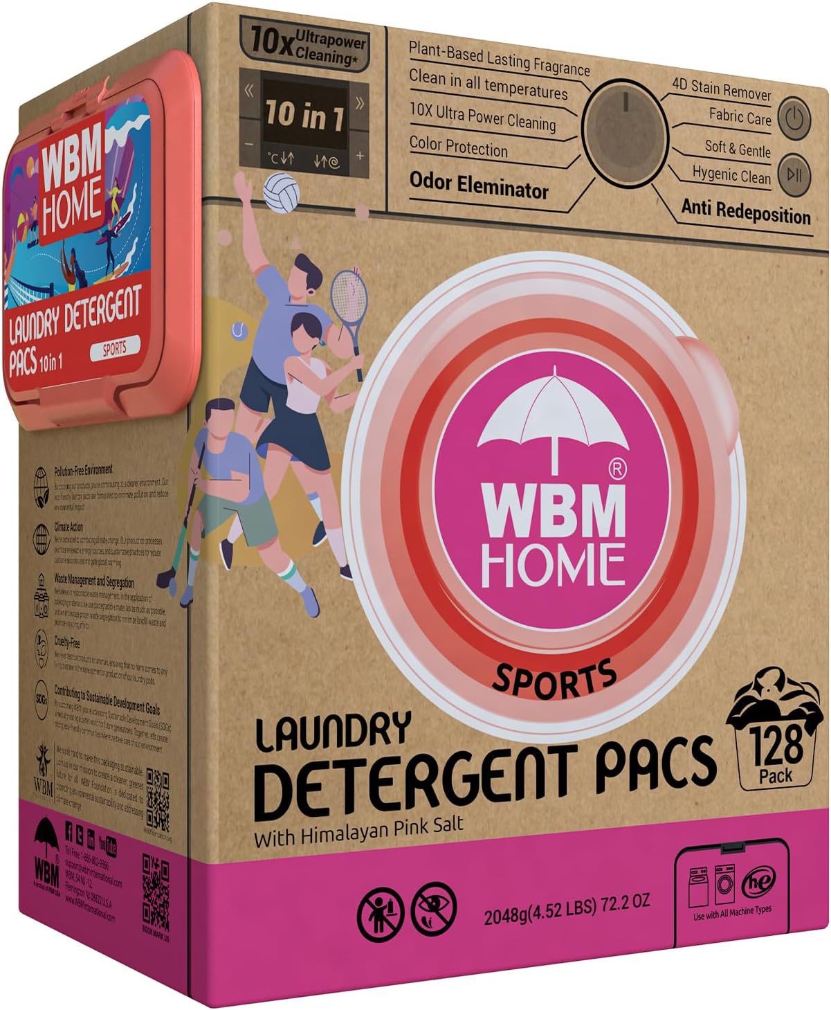 Laundry Detergent Pods for Activewear with Autumn Fresh Scent