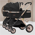 Double Infant Stroller Tandem Stroller for Twins - Foldable High