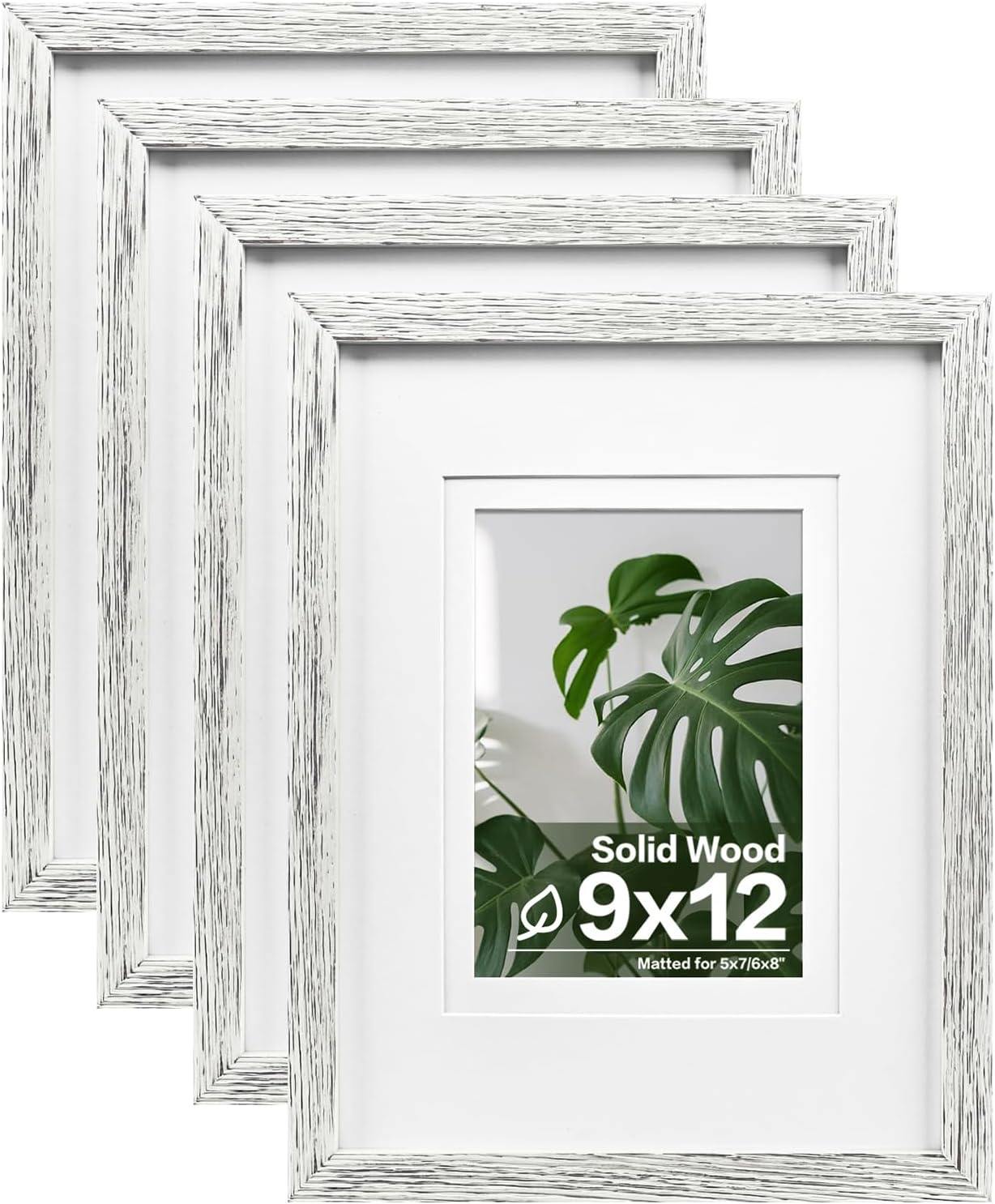 Egofine 9x12 Picture Frames Set of 4 for Home and Office