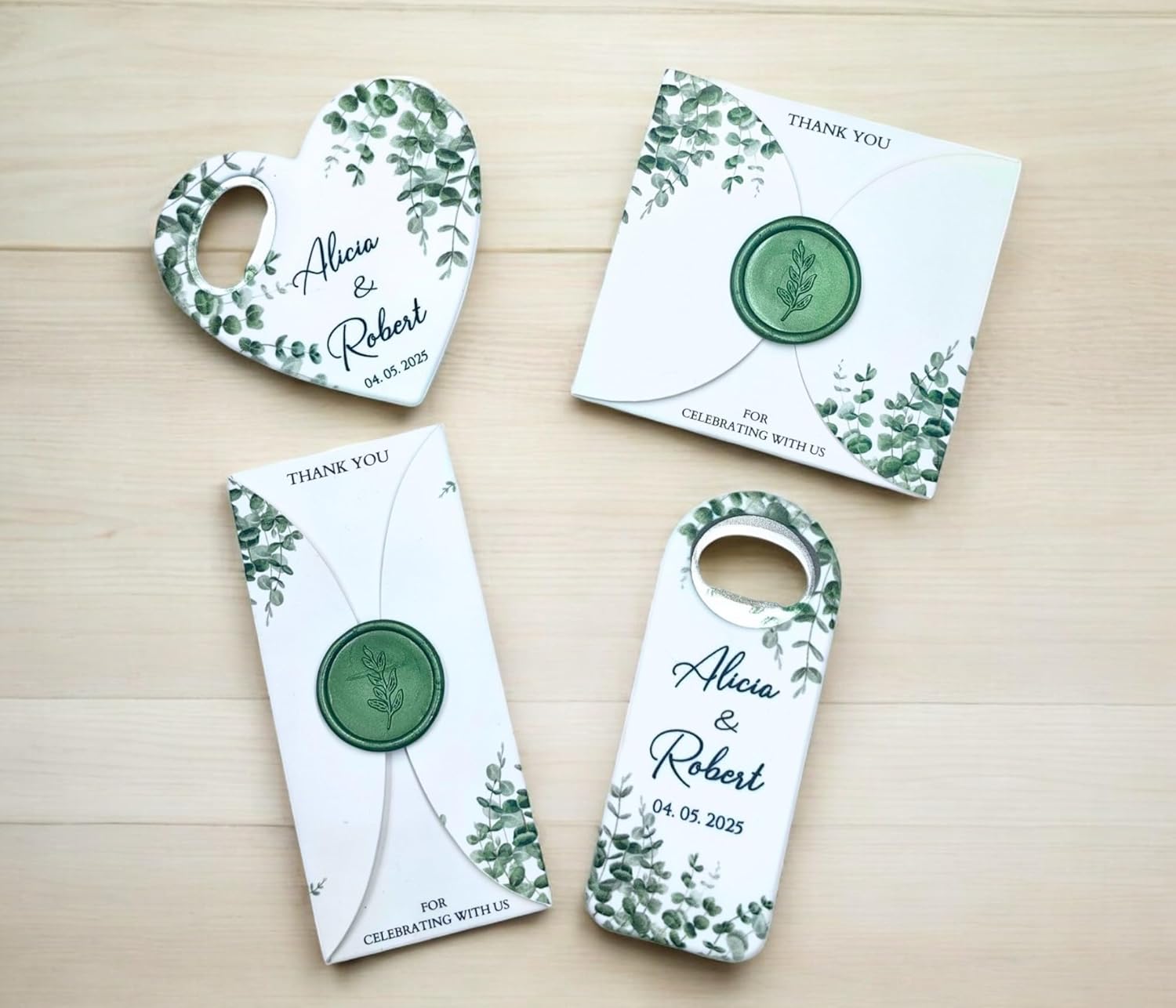 Personalized Wedding Bottle Opener Favors for Guests in Bulk