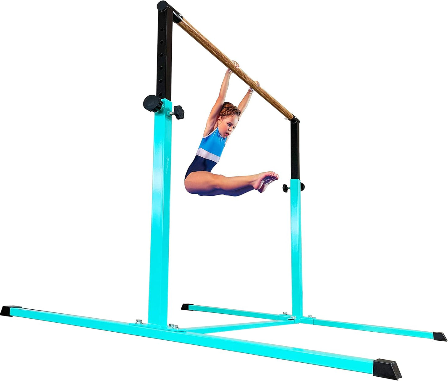 4FT/5FT Gymnastic Bar Set for Kids - Safe and Adjustable Design