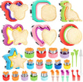 Sykuduerly 34-Piece Sandwich Cutter Set - Effortlessly Make Fun Crustless Sandwich Shapes!