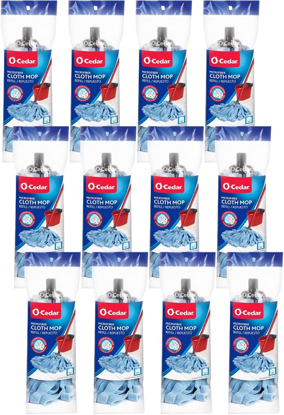O-Cedar Microfiber Cleaning Cloth Mop Refill for Deep Cleaning