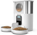 Automatic Cat Feeders for Two Cats - Timed 5L Stainless Steel Pet