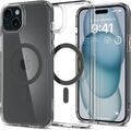 Spigen for iPhone 15 Case Ultra Hybrid MagFit - Clear Graphite