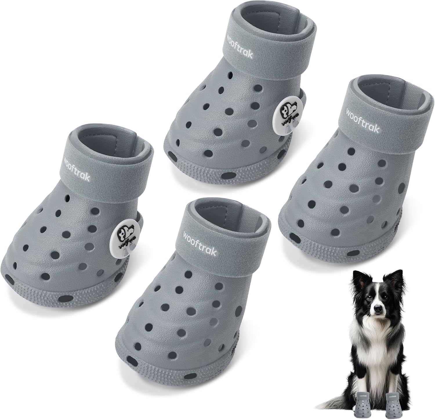 Breathable Dog Shoes for Hot Pavement - Non-Slip Waterproof Boots