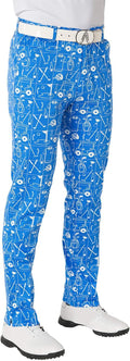 Relaxed Fit Royal & Awesome Men's Golf Pants for Leisure and Sport