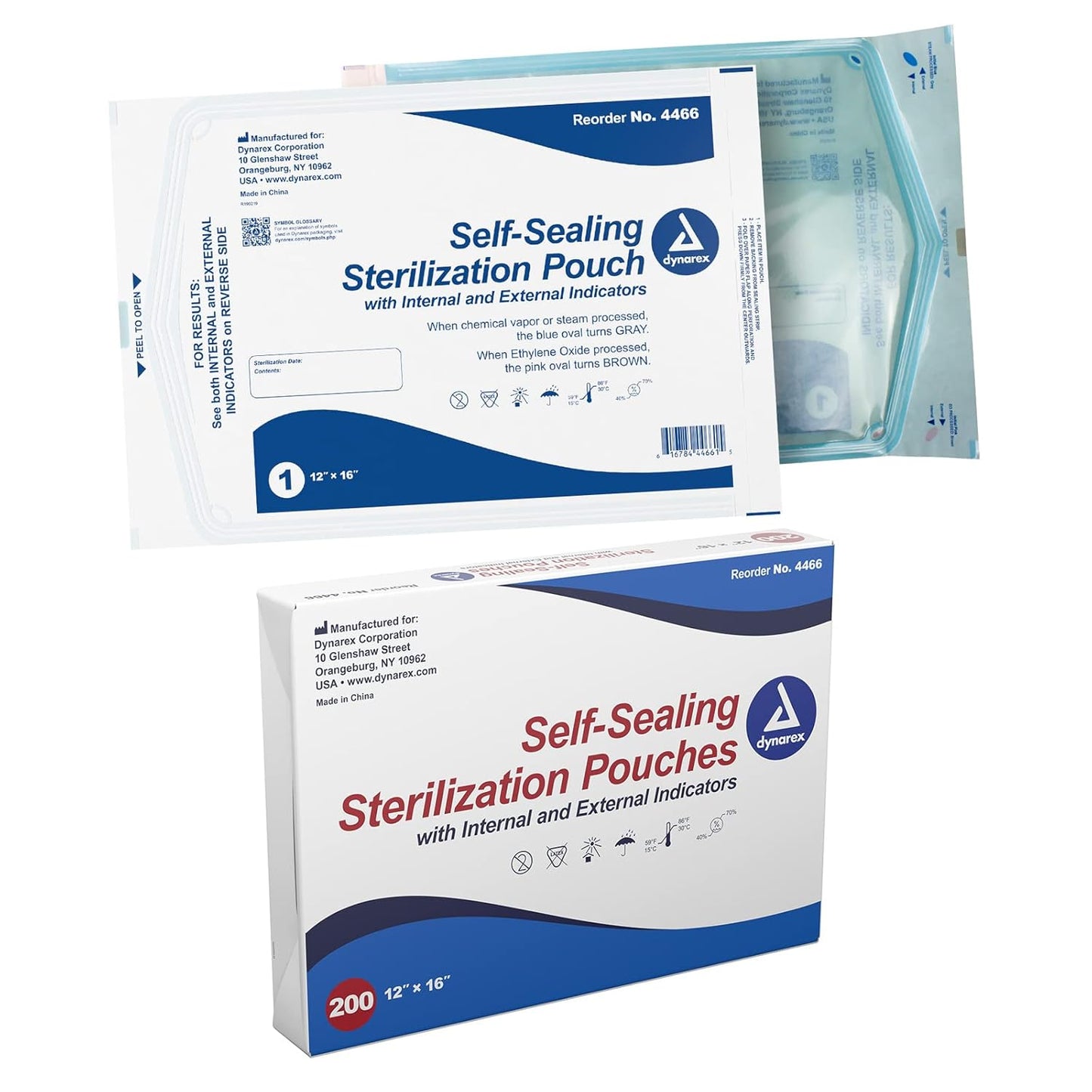 Dynarex Sterilization Pouches for Safe Medical Tool Storage