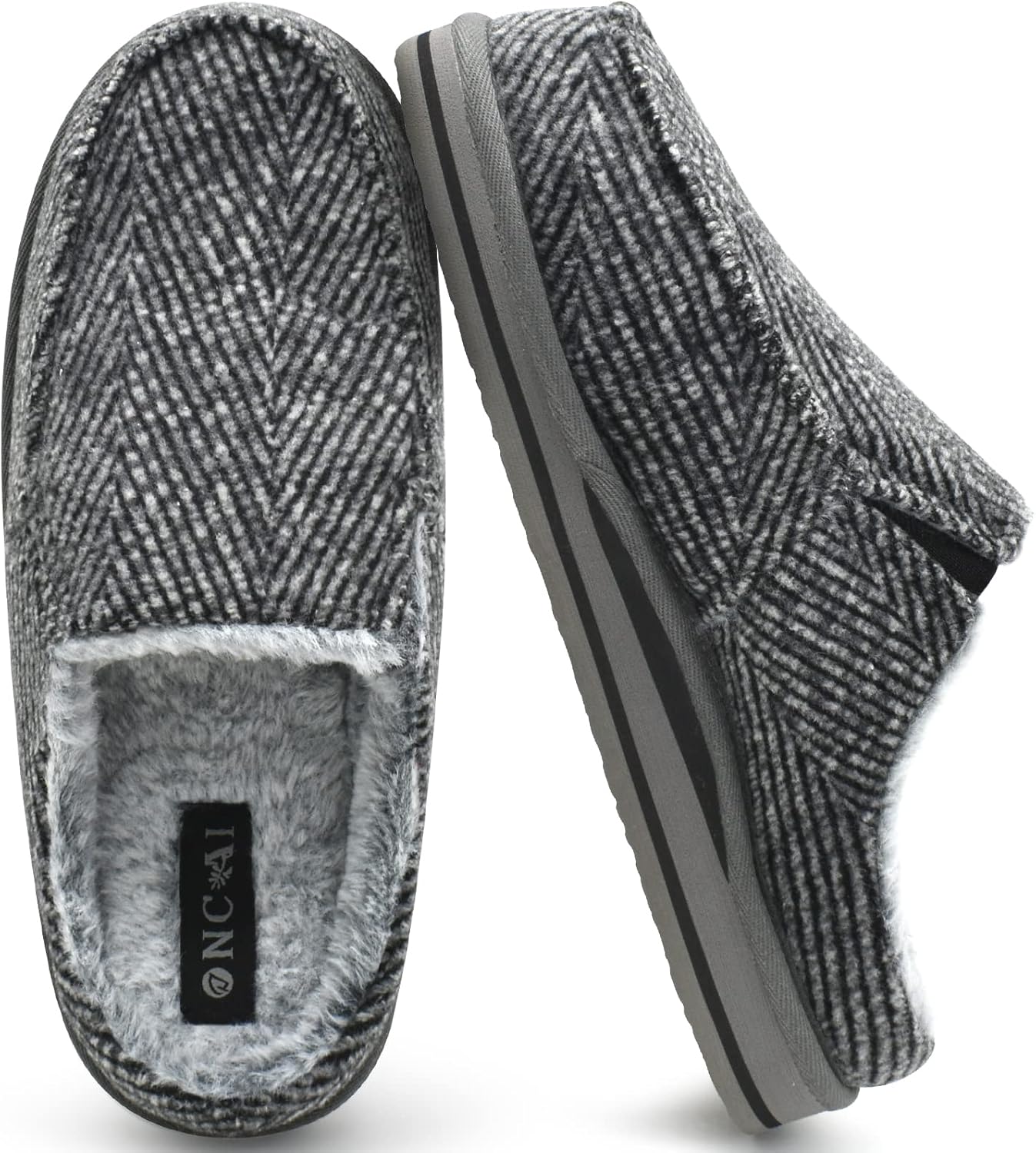 ONCAI Mens Slippers with Arch Support for Comfort and Warmth
