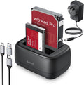 USB Type C to SATA 2 Bay Hard Drive Docking Station - Fast Clone