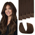 3rd-Generation Pro3.0 Invisible Tape Hair Extensions #4 Chocolate