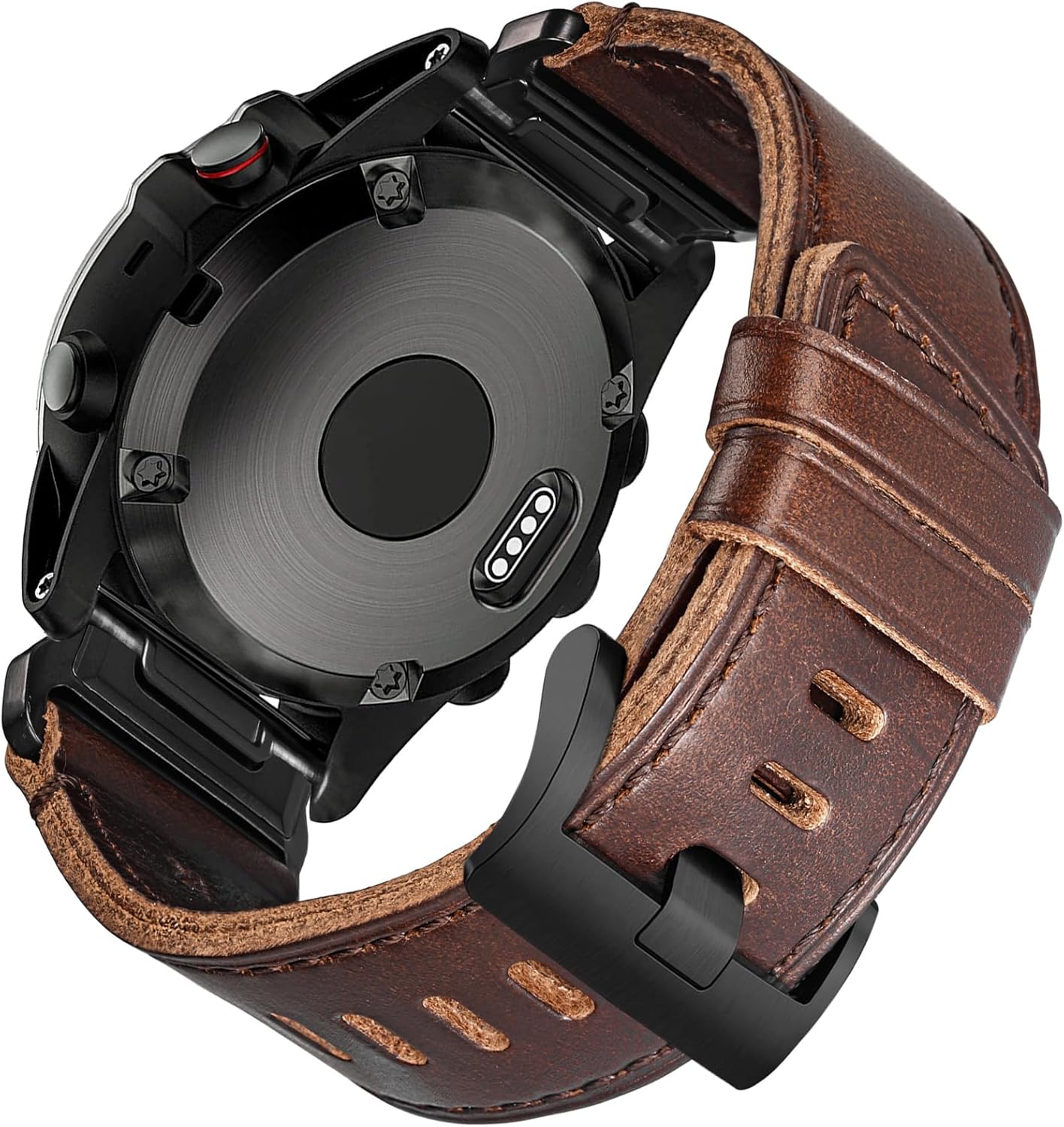 Soft Horween Leather Watch Band for Garmin Fenix and Forerunner