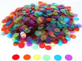 Multi-Color Bingo Chips 5,000 Pieces 3/4 in - Durable High-Contrast