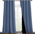 NICETOWN Cold Reducing Curtains 100% Sun Blocking Panels - Max Light