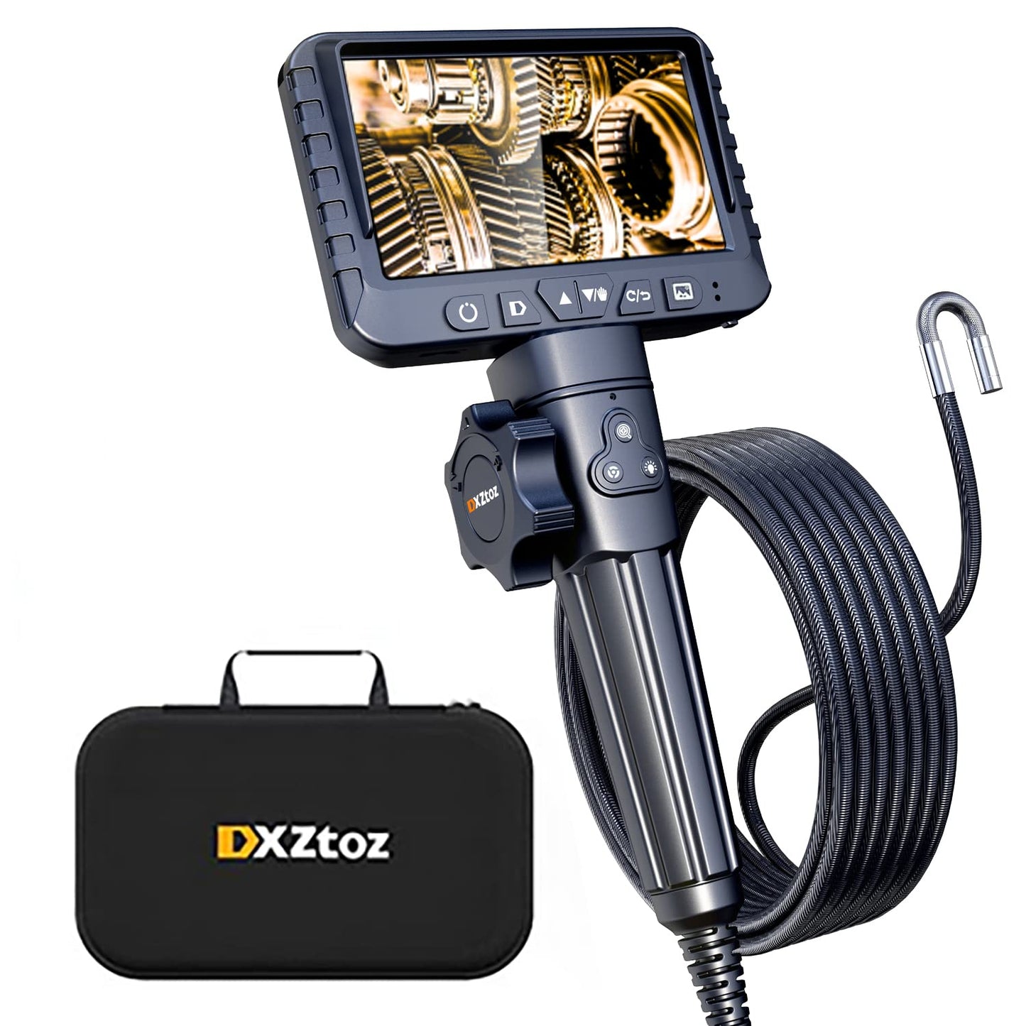 10FT Articulating Borescope with Waterproof 1080P Inspection Camera