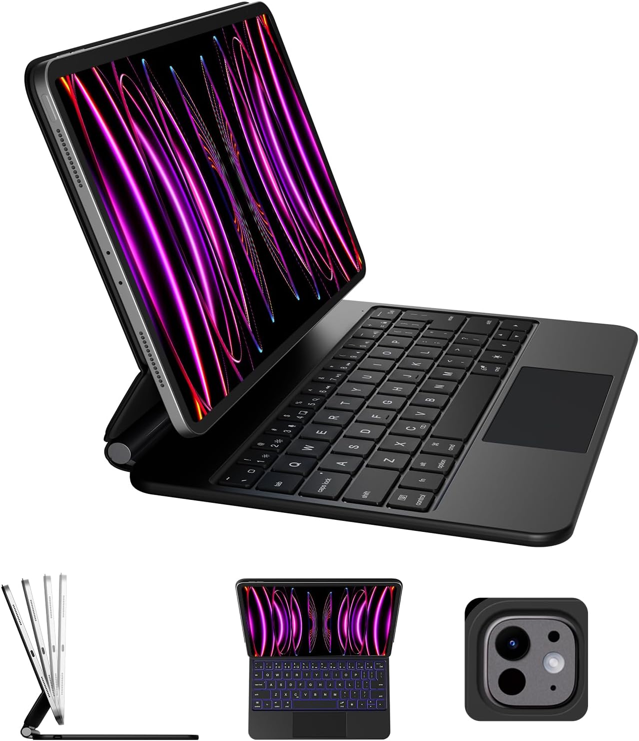 iPad Pro 11 Magic Keyboard Case 2024 with Magnetic Trackpad