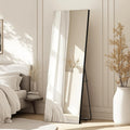 Full Length Frameless Silver Coating Mirror 63.78x20.87 in