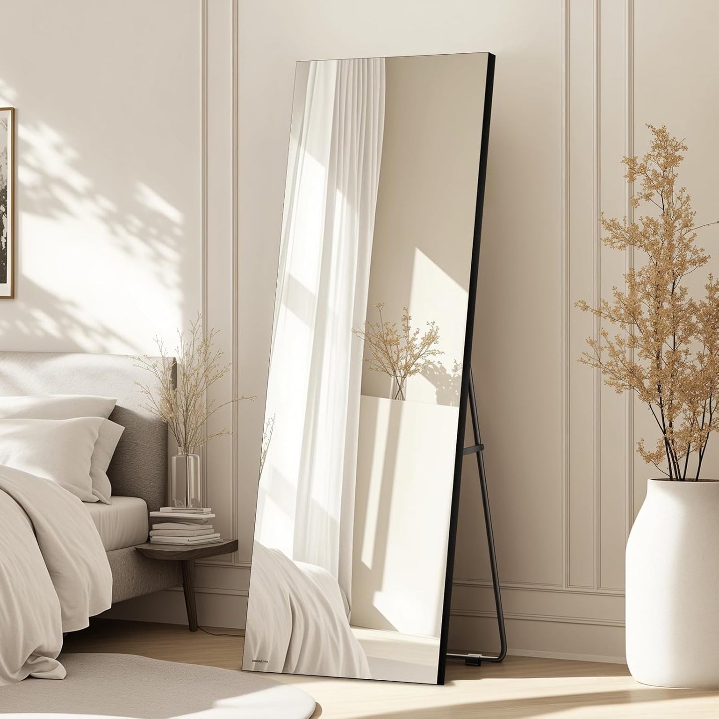 64x20 Frameless Full Length Mirror with Anti-Desilvering Coating