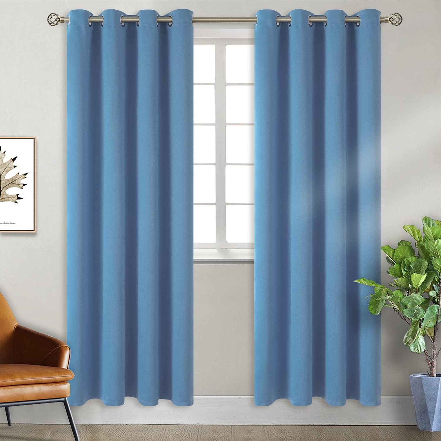 BGment Blackout Curtains for Bedroom - Thermal Insulated Panels