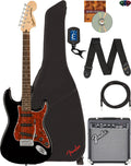 Fender Limited Edition Black Strat Bundle